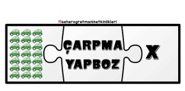 ÇARPMA İŞLEMİ YAPBOZ OYUNU