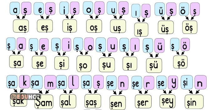 ş-Ş sesi hece ve kelimeler...