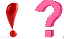 Noktalama İşaretleri Ünlem Ve Soru İşareti Defter Notu ve çalışma