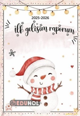 İlk Gelişim Raporum Karne Kapağı