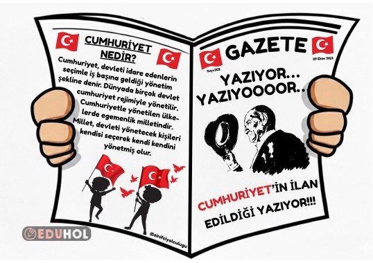 29 Ekim Cumhuriyet Gazetesi 🇹🇷✨🗞️