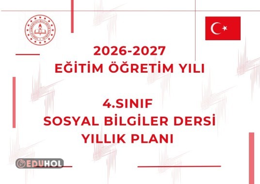 4.Sınıf Yıllık Plan Kapakları 2026-2027