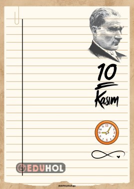 Atatürk’e Şiir, Yazı, Mektup Kağıdı