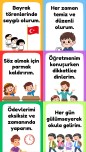 Sınıf Kuralları Resimli Tüm Sınıf Düzeylerine Uygundur