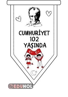 Cumhuriyet Bayramı pano Çalışması