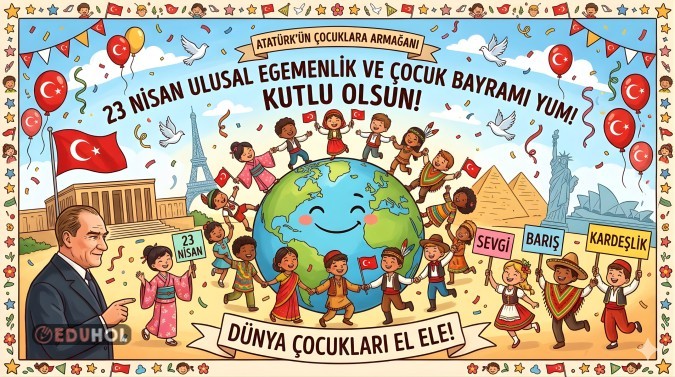 23 Nisan Çocuk Bayramı 12 A4 Pano 2