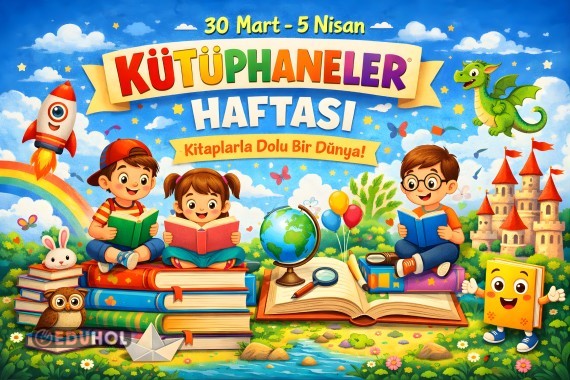 30 Mart-5 Nisan Kütüphaneler Haftası 16 A4 Pano