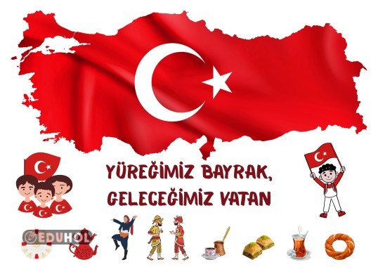 Bayrak Sevgisi Haftası Pano Örneği 3