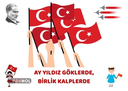 Bayrak Sevgisi Haftası için Pano Örneği 2