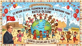 23 Nisan Çocuk Bayramı 12 A4 Pano 2