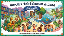 30 Mart-5 Nisan Kütüphaneler Haftası 12 A4 Pano