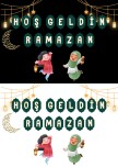 Hoş Geldin Ramazan Panosu 12 A4