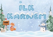 İlk Karnem Dijital Pano