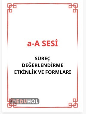 Okuma Yazma Süreç Değerlendirme Harf Kapakları