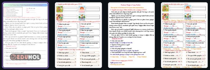 2. Sınıf Türkçe Süreç Odaklı Değerlendirme-3 (10-13. Haftalar)