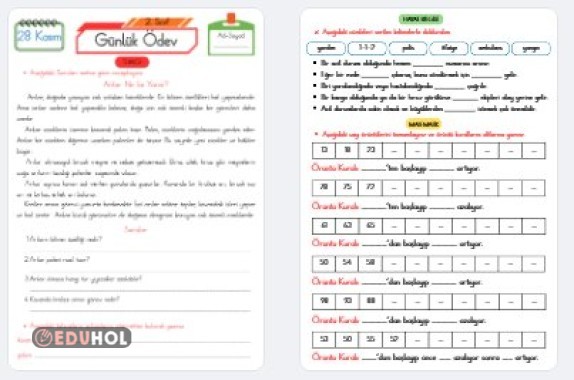 Günlük Ödev (28 Kasım)