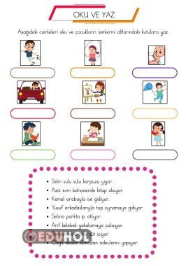 Serbest Etkinlikler (Oku ve Yaz)