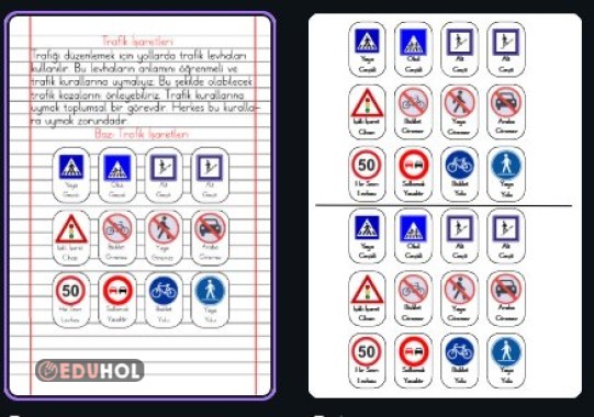 Trafik İşaretleri Defter Notu