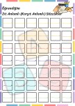 ÖĞRENDİĞİM ZIT ANLAMLI SÖZCÜKLER ( DEFTER İÇİN)