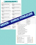 NEDEN -SONUÇ CÜMLELERİ