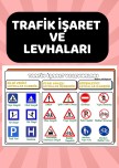 TRAFİK İŞARET VE LEVHALARI (interaktif defter çalışması