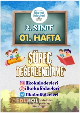 2. sınıf 1. hafta süreç değerlendirmesi 14 soru kodlayıcı ve cevapları ile