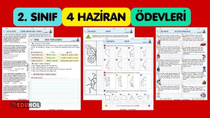 2. SINIF 4 HAZİRAN ÖDEV ÇALIŞMALARIM-5 SAYFA