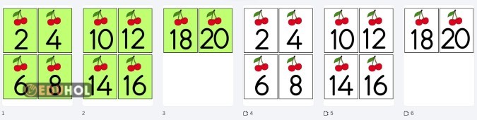 2'ŞER RİTMİK SAYMA PANO ÇALIŞMASI