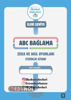 ABC BAĞLAMA ZEKA OYUNLARI - 4 SAYFALIK