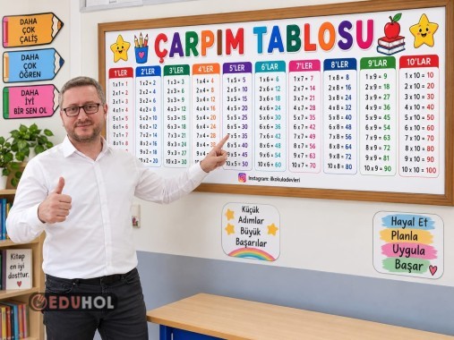 ÇARPIM TABLOSU- 18 SAYFA BOYUTUNDA
