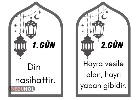 ramazan ayı hadis pano