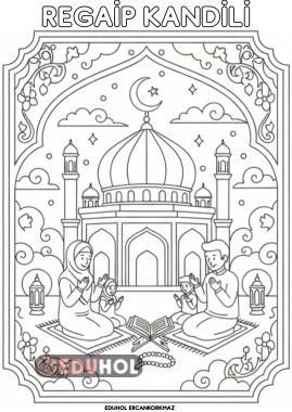 REGAİP KANDİLİ BOYAMA SAYFASI