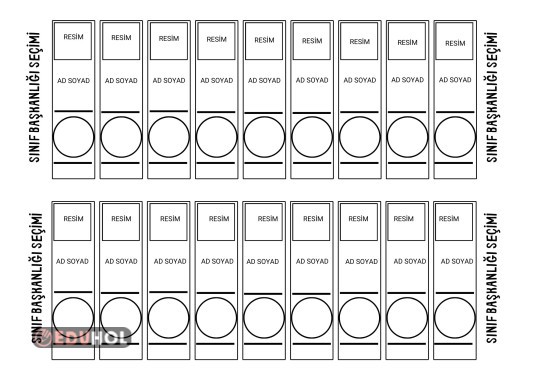 SINIF BAŞKANI SEÇİM OY PUSULASI