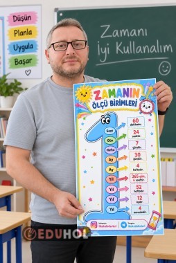 ZAMAN AFİŞİ-6 SAYFA BÜYÜKLÜĞÜNDE-TÜM SINIFLARDA OLMALI
