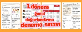 2. SINIF 1. DÖNEM DENEME SINAVI