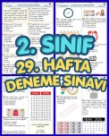 2. SINIF 29. HAFTA DENEME SINAVI- 23 SORULUK- ÖZENLE HAZIRLANMIŞTIR