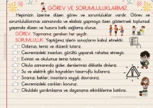 2. sınıf hayat bilgisi görev sorumluluklar konu özeti akıllı tahta