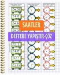 2. SINIF MATEMATİK SAATLER DEFTERE YAPIŞTIR-ÇÖZ İNTERAKTİF ETKİNLİĞİ 3 ETKİNLİK