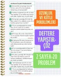 2. sınıf Matematik uzunluk ve kütle ölçme problemleri- 20 soru deftere yapıştır-çöz
