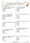2. Sınıf Türkçe dersi eş anlamlı kelimeler testi 1