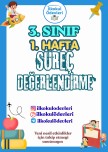 3. SINIF 1. HAFTA SÜREÇ DEĞERLENDİRMESİ - 4 SAYFA 24 SORULUK KODLAYICI VE CEVAPLAR