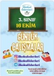 3. SINIF 16 EKİM ÖDEV SAYFALARI-4 SAYFA