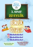 3. SINIF 22 EYLÜL GÜNÜ ÇALIŞMA SAYFALARI*4 SAYFA