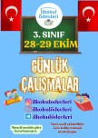 3. SINIF 28-29 EKİM ÖDEV ÇALIŞMLARIMIZ-6 SAYFA