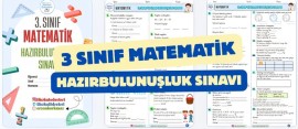 3. SINIF MATEMATİK HAZIRBULUNUŞLUK SINAVI