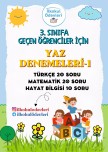3. SINIFA GEÇEN ÖĞRENCİLER İÇİN YAZ DENEMELERİ-1
