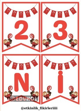 23 Nisan Pano Yazısı