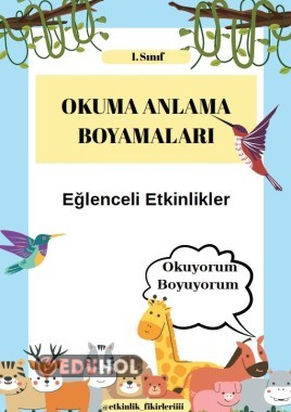 Okuyorum Anlıyorum Boyuyorum Kitapçığı