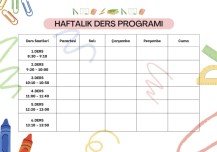 Ders Programı