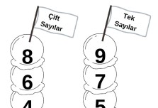 Tek ve Çift sayılar pano çalışması